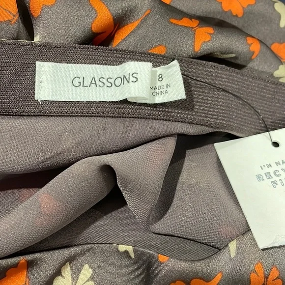 Glassons Butterfly Print Satin Maxi Skirt - Picture 4 of 7